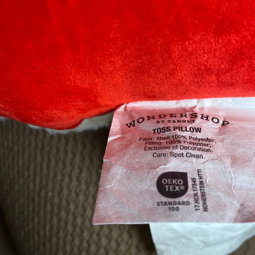 Target Wondershop Santa Claus Toss Pillow Holiday Christmas NEW Plush
